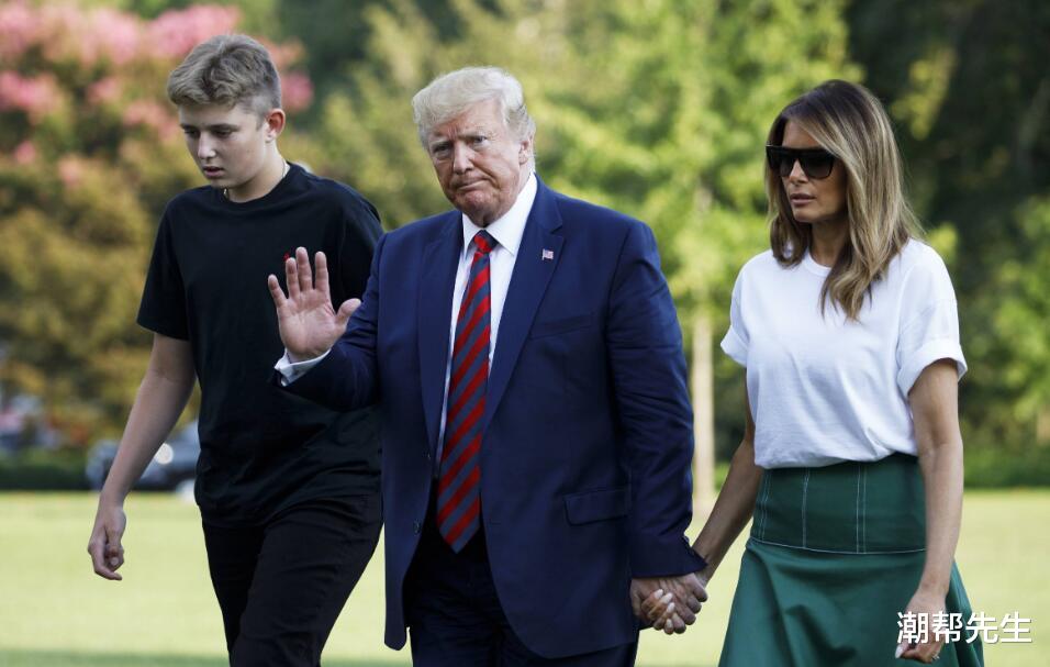 护肤：被特朗普14岁儿子帅到！从小鱼子酱护肤颜值爆表，195身高似男模