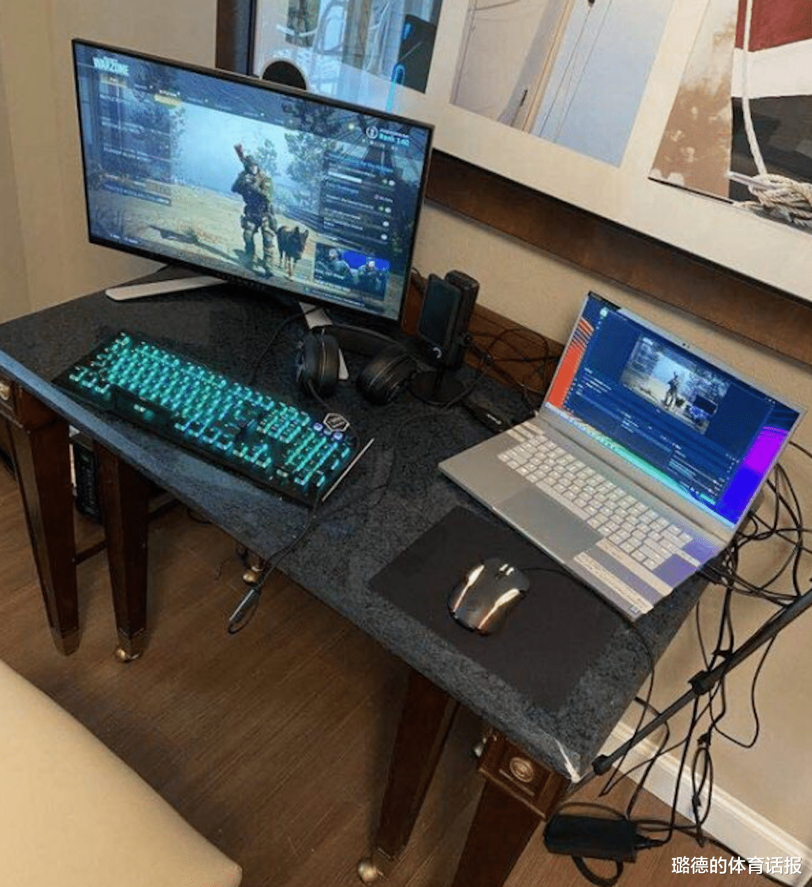 独行侠|NBA球员业余时间做什么？乔治哈雷尔钓鱼，独行侠球员阳台蹦迪