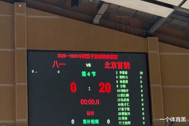 八一男篮|不退出，不参赛，不沟通，八一迟到15分钟弃权，0-20负首钢