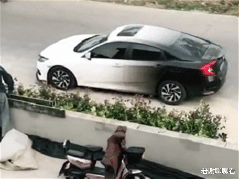 本田思域|农村偶遇“渐变色”本田思域，气质堪比百万超跑，车主：这就叫鹤立鸡群！