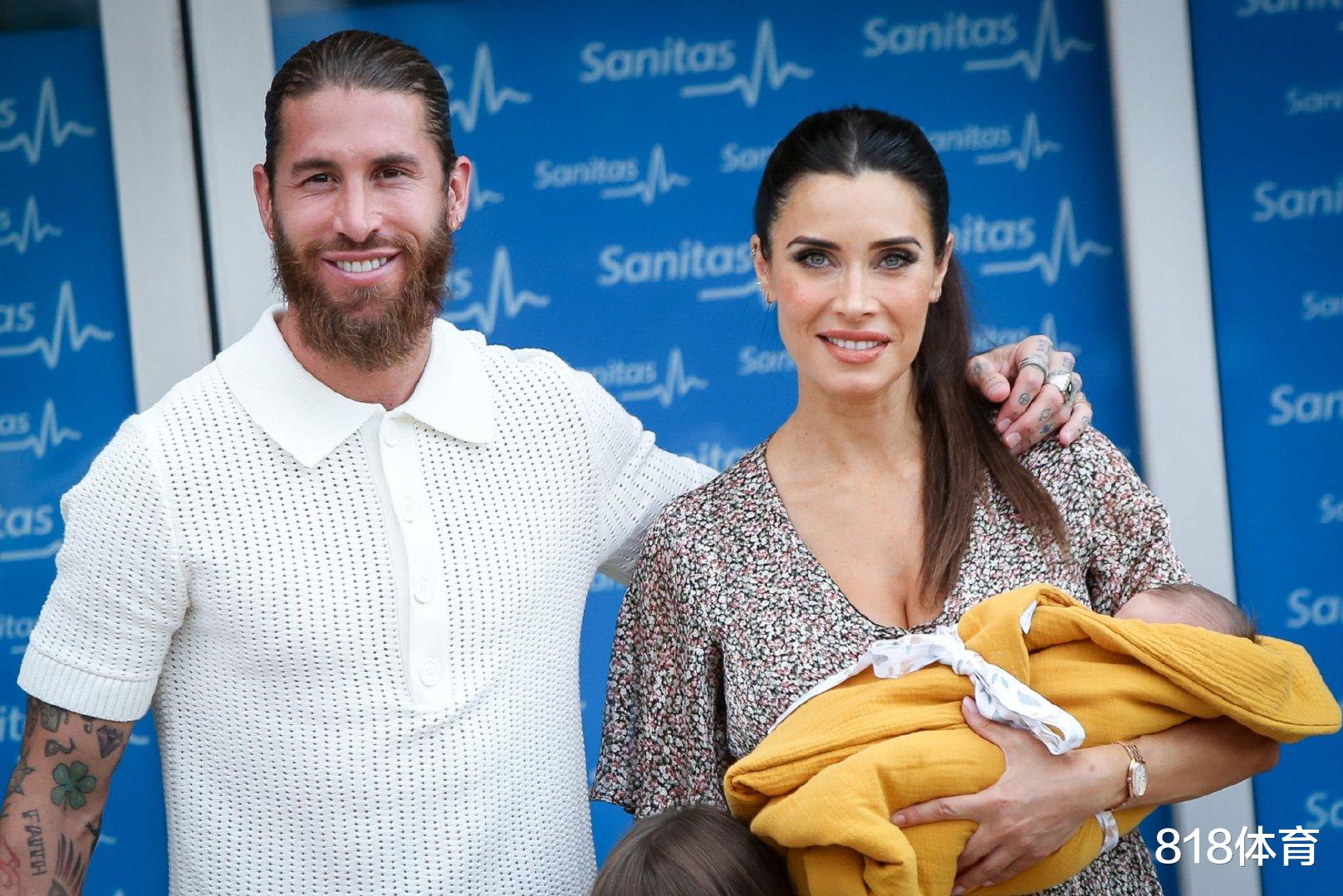 拉莫斯|泗水亭长! 拉莫斯接42岁妻子产后出院, 水爷携4个儿子同框霸气侧漏