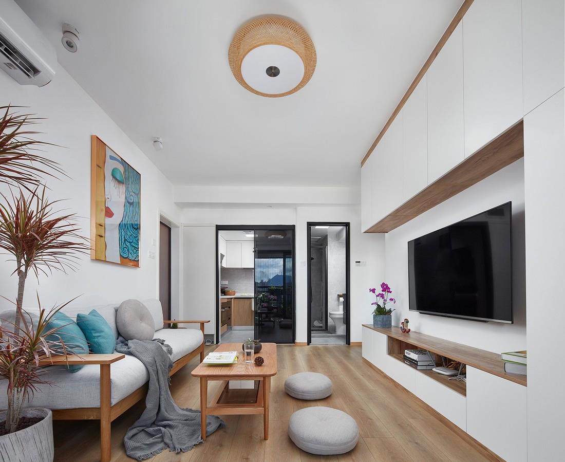 |大小45㎡，装修白墙配木色家具，这么普通的房子为啥这么多人赞？