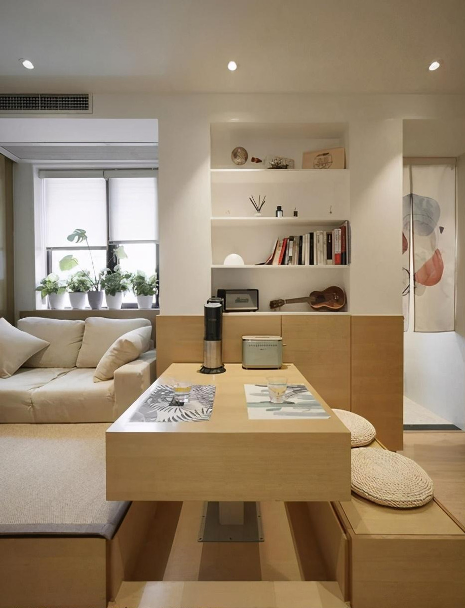 吸尘器|49㎡精致小两居，3㎡厨房收纳充足，还有独立双人书房，羡慕！