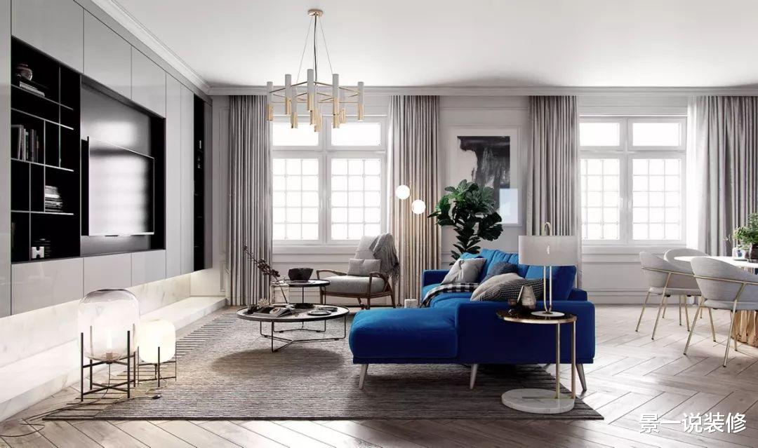 |扔掉你家3+2的大沙发，为客厅腾出一点空，面积变大了，好看满分