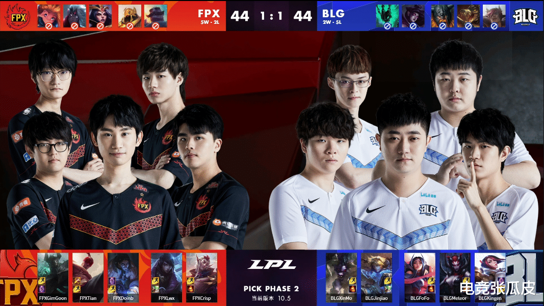 blg:经典让一追二!FPX年后豪取六连胜,BLG六连败,观众:fofo不配赢!