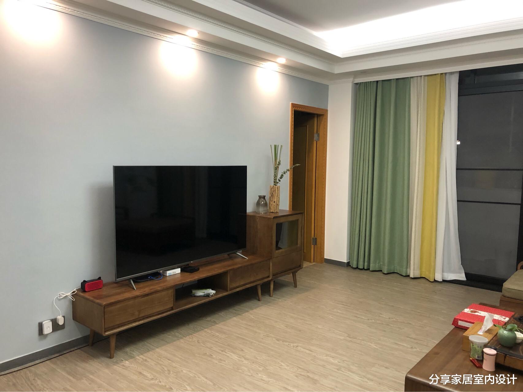 『』花了10万装修的新房，效果还不错，不做电视墙朋友都羡慕，晒晒！