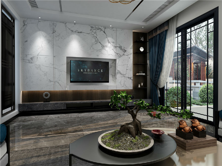 |360㎡顶级别墅新中式设计,雅致温馨,装修完后邻居都过来围观!