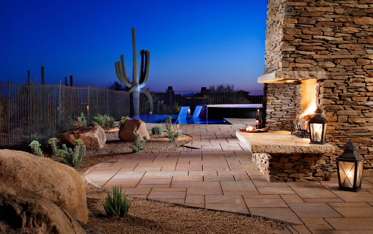 「」14个地中海风“花园庭院”设计，简单清新的特点，美了无数院子