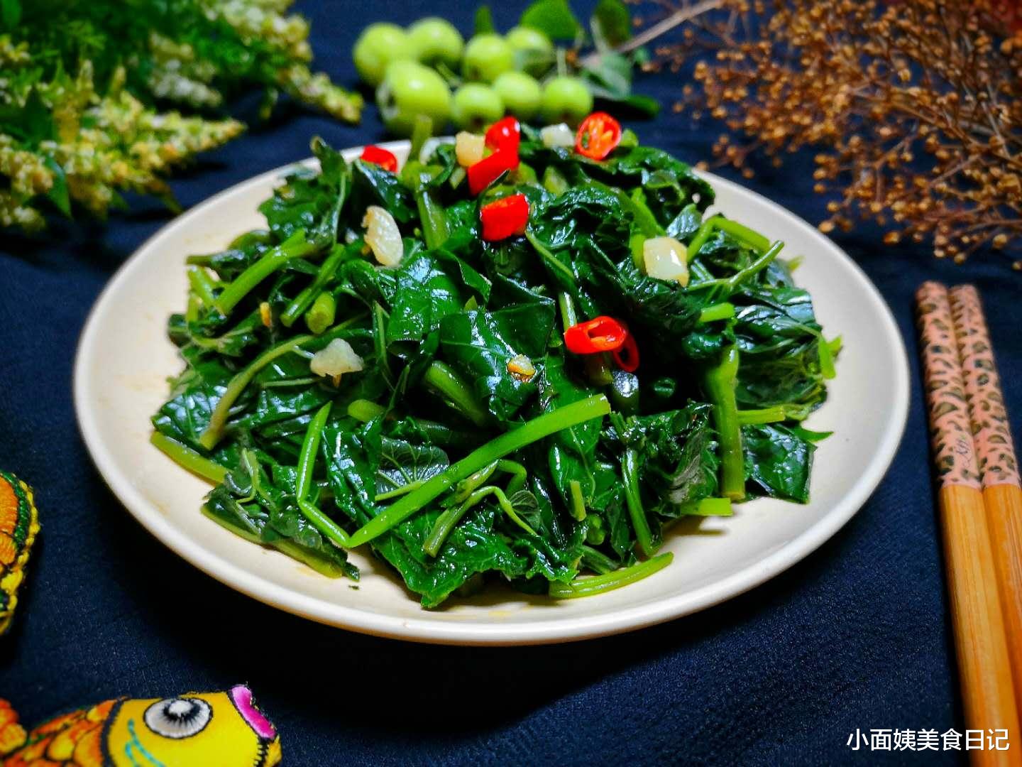 红薯|这菜农村到处是,纯天然无公害,不花一分钱,营养美味还好吃?!