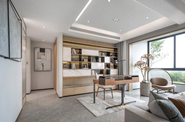 |77㎡的小房子,也能住出豪宅体验?打通客餐厨书空间,真实现!