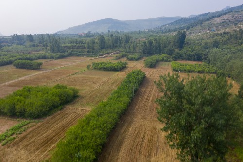 济南|航拍济南玉符河，山清水秀风景如画，市民戏水垂钓的好地方