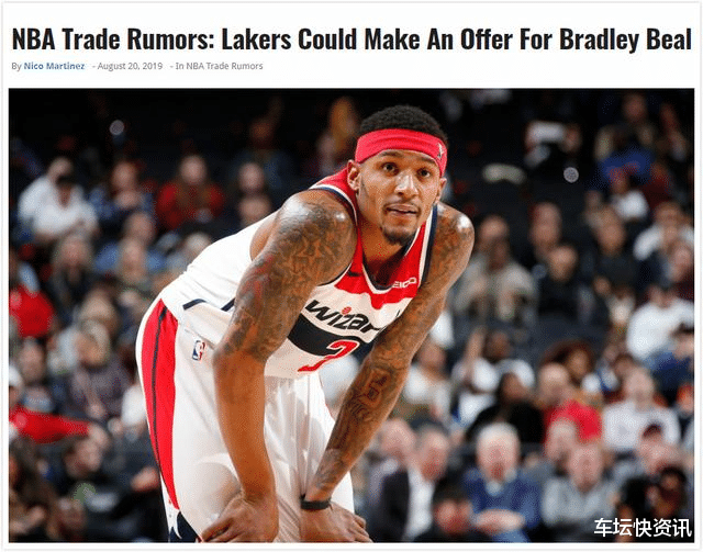 『湖人队』?湖人第一签？詹姆斯接班人来了，4换1，库兹马换比尔，联盟最强三巨头！