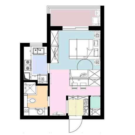 |套内30㎡的房子，要求很多也照样满足，有书房和衣帽间，功能齐全