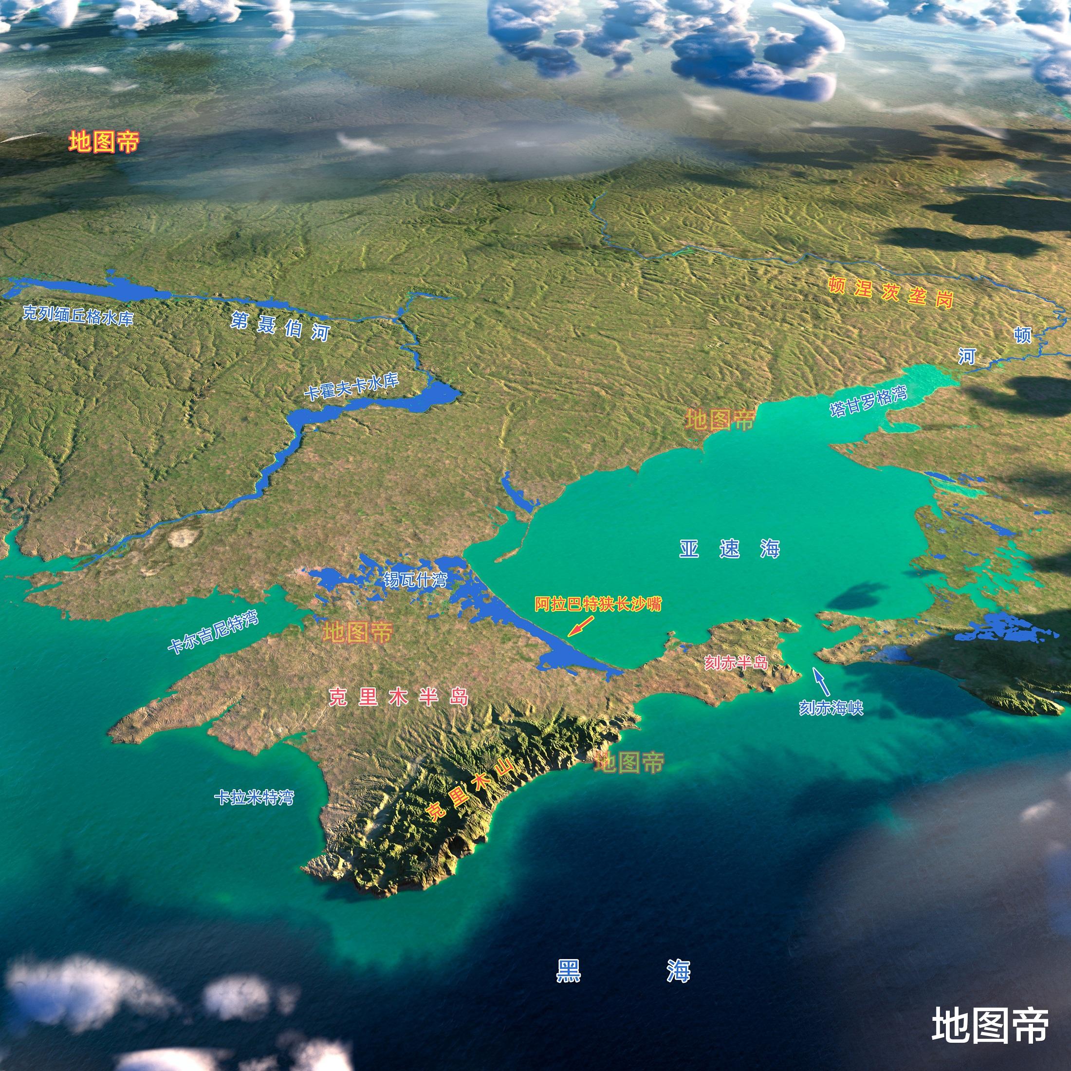 【亚速海】克里米亚半岛的锡瓦什湖，是湖泊还是海洋？