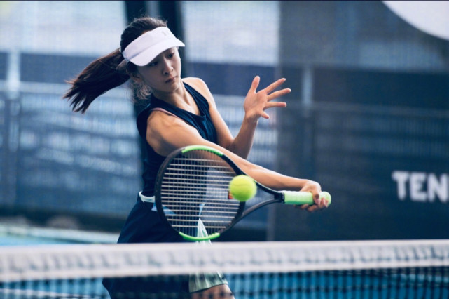 网球|田亮女儿森碟正式开启职业网球选手之路，她会是未来又一个李娜吗？