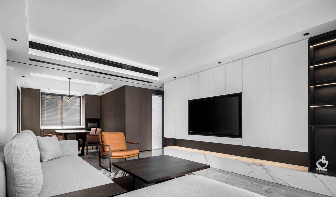 |现代风不会装别乱装,学他家巧用黑白灰,效果出来时尚精致很高级