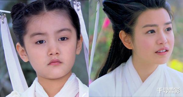 长大后▲同一古装美女角色童年与成年大PK，是小时候可爱还是长大后漂亮？