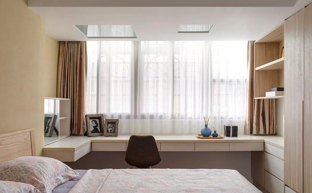 |原来书桌柜还能这样设计，美观又省空间，比独立书房还好用！