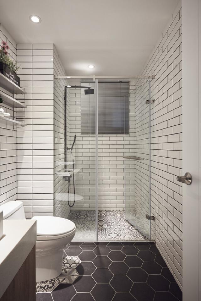 【】70平小户型，客厅后面藏书房，开放式厨房，使得空间敞亮透明