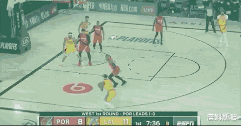 湖人队|詹姆斯仅得10分，怒摔牙套！利拉德手指脱臼，摔掉毛巾！湖人大胜开拓者23分！