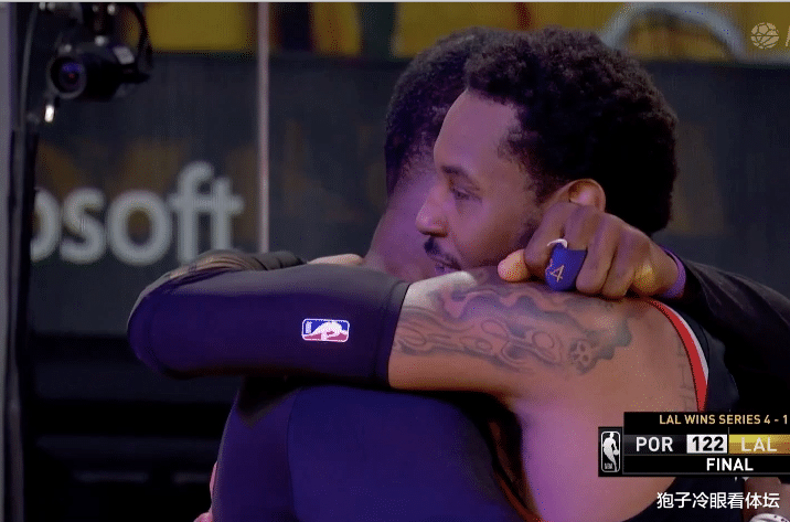 tiktok|27+7对轰36+10+10 安东尼詹姆斯赛后紧紧相拥 湖人晋级甜瓜不想退役