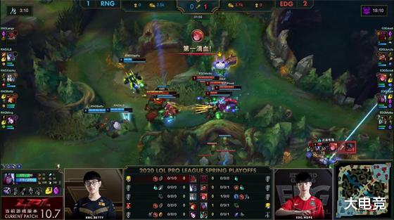 edg战队■LOL-LPL：Aodi奥恩换惩戒抢到大龙，EDG3-1淘汰RNG！
