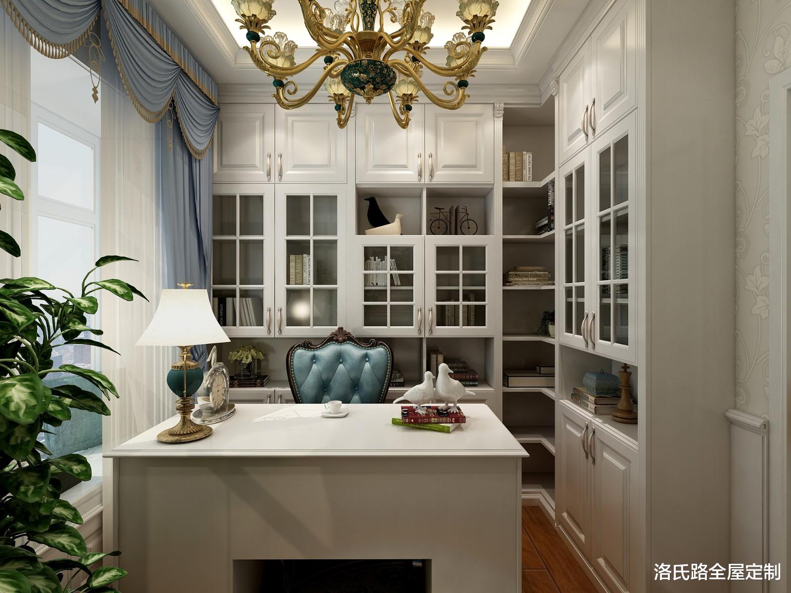 |105㎡简欧三居室，独特色彩的组合搭配，缔造不一样的浪漫情怀