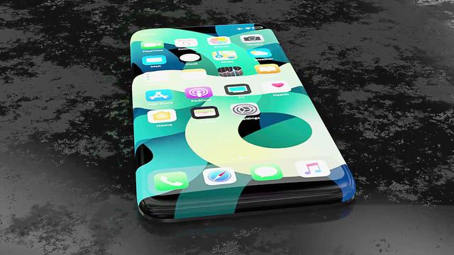 iPhone|iPhone13概念图：四曲面环绕屏覆盖边框，无充电接口和实体按键