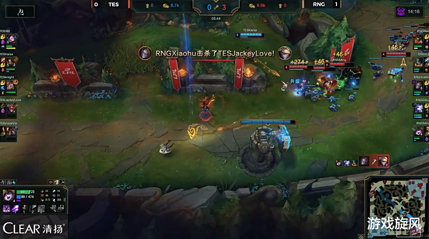tes战队|LOL：小虎发条单人绕后杀死比赛，RNG碾压TES保留季后赛可能！