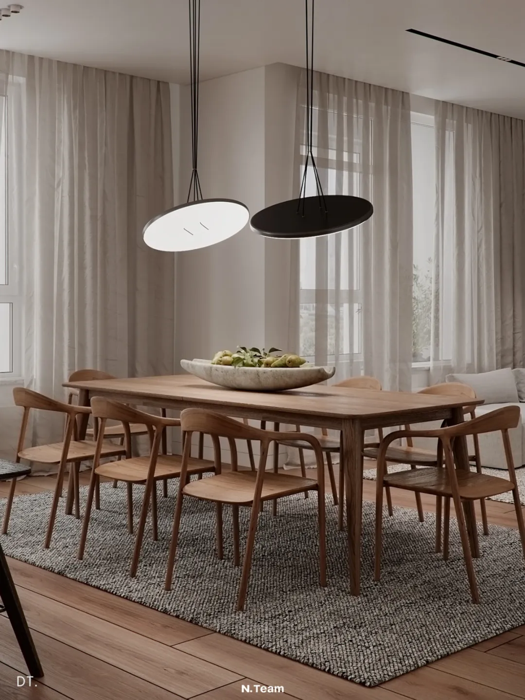 设计师|120m2 日式原木四口之家