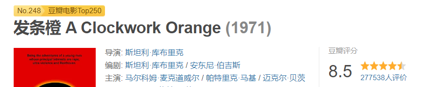 『宁浩』豆瓣Top250导演大赏：李安比王家卫强，两人和诺兰一起霸榜