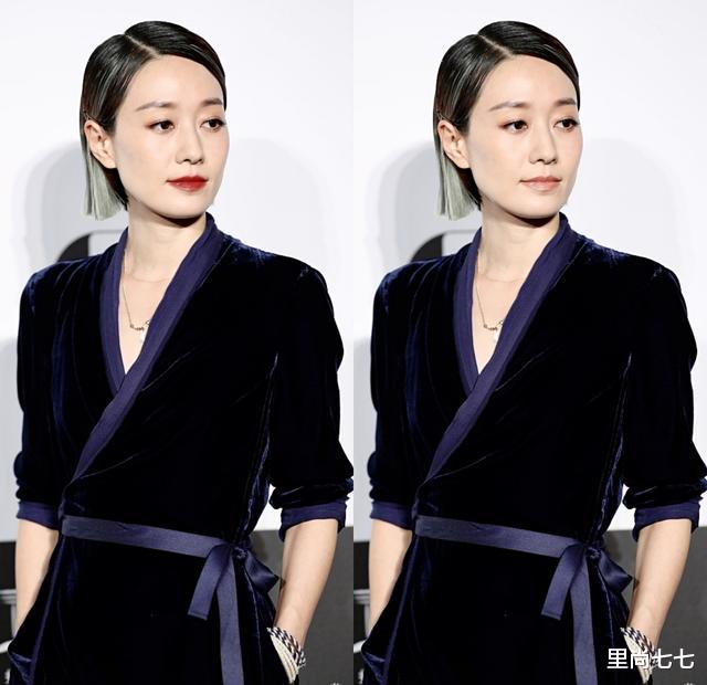 陶虹|求马伊琍别留长发！一刀切配渐变色超颠覆，脸大一圈妆容也拖后腿