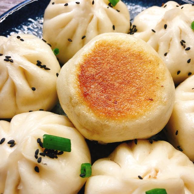 炸鸡@好吃的生煎包，在家也能做出来！做法简单，味道不比卖的差！