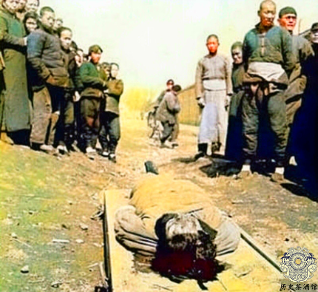 川岛芳子|老照片直击川岛芳子审判枪决现场:行刑前被调包?枪决后面目全非