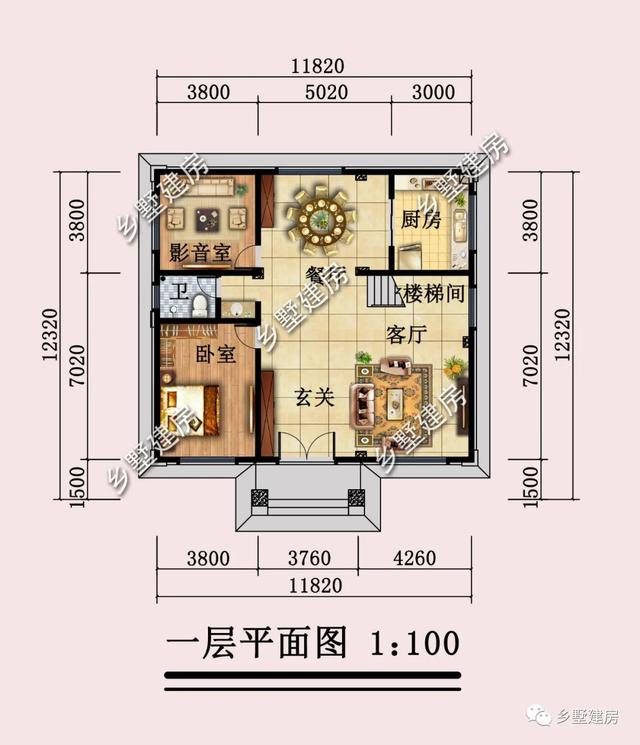 |11.8X12米农村三层小别墅，简约低奢风，演绎非凡气质！