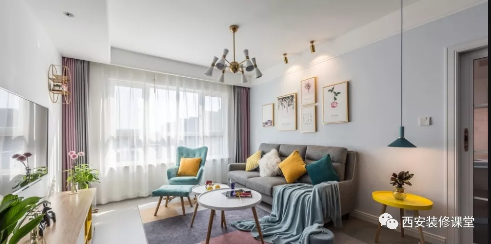 「北欧」85㎡两室北欧无阳台，虽然烂大街了还是好看