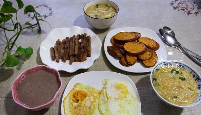 「鸡蛋」晒晒我家一周早餐，宝妈每天早起半小时，换着花样做，从不外面买