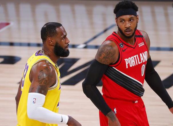 湖人队|67+23+16！湖人双雄残暴收比赛，开拓者弹尽粮绝没奇迹了