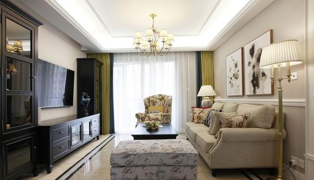 |120平米美式新房完工，全屋氛围浪漫又温馨，整体效果效果超满意