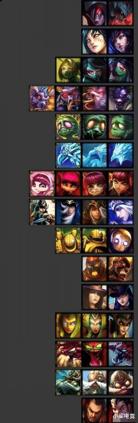 阿卡丽@LOL英雄变脸史，你认识几个？网友：阿卡丽与卡特又帅又美！