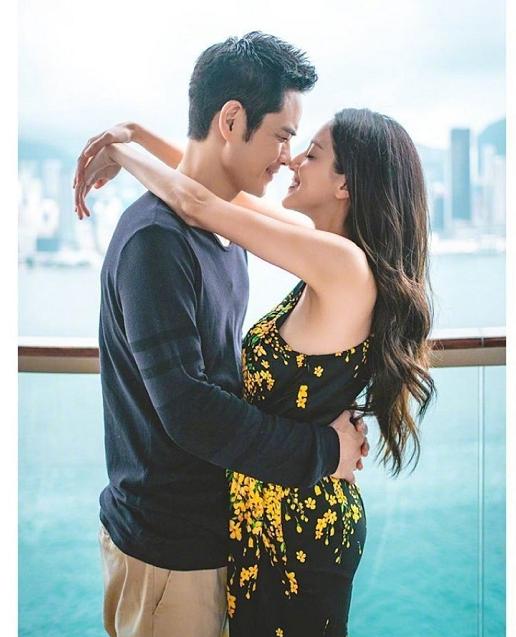 刘郡格▲郑嘉颖娇妻晒二胎怀孕照!一袭肉色孕妇装超美艳,身材四肢好纤细