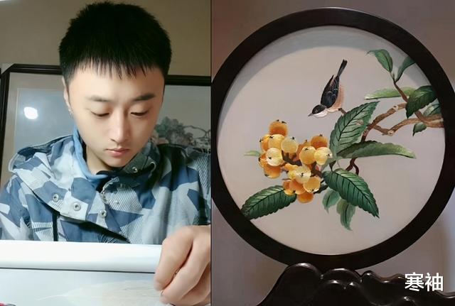 寒袖|东北小伙沉迷刺绣无法自拔,每天苦练十几个小时,至今没有女朋友