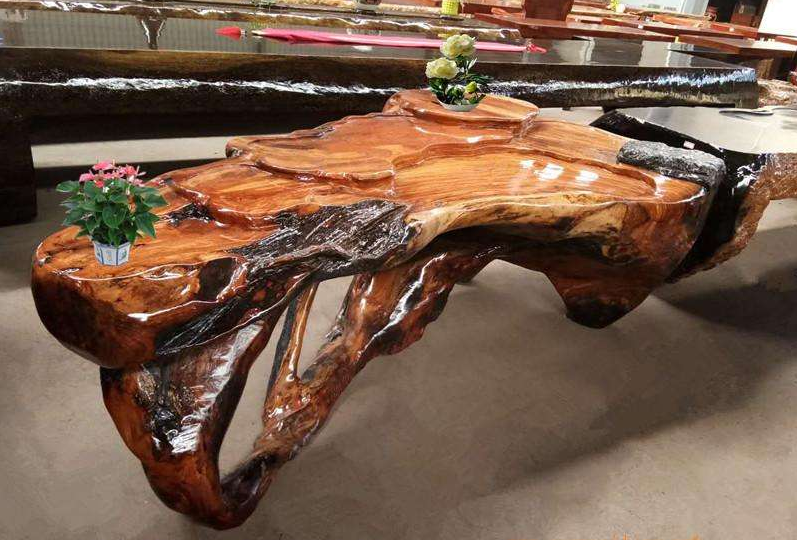 #紫檀#一起来谈\檀\——鸟足紫檀（老挝花梨）