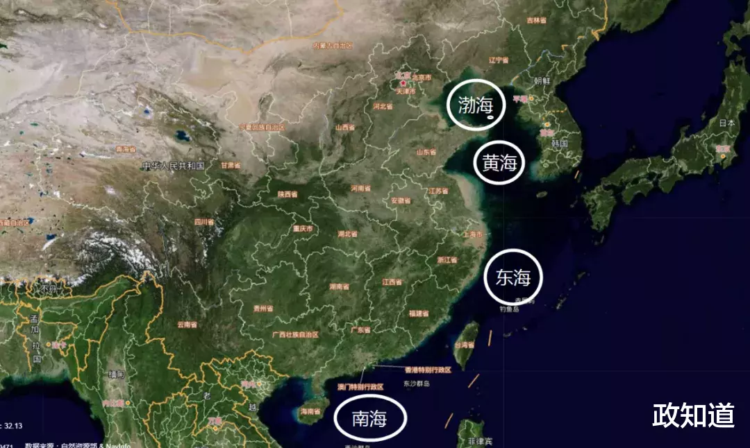 南海|同步！渤海、黄海、东海、南海！