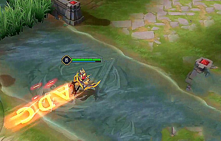 「韩信」韩信6元勇者皮肤曝光？金色技能特效超酷炫，飞衡见了都自叹不如