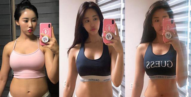 [健身]力量训练能够塑形，女孩坚持锻炼后，身材会发生什么改变？