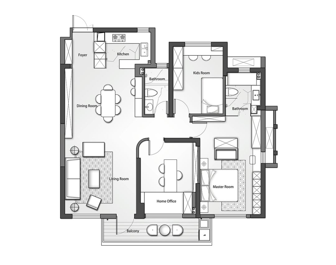 |轻奢风格设计,这样超时髦!