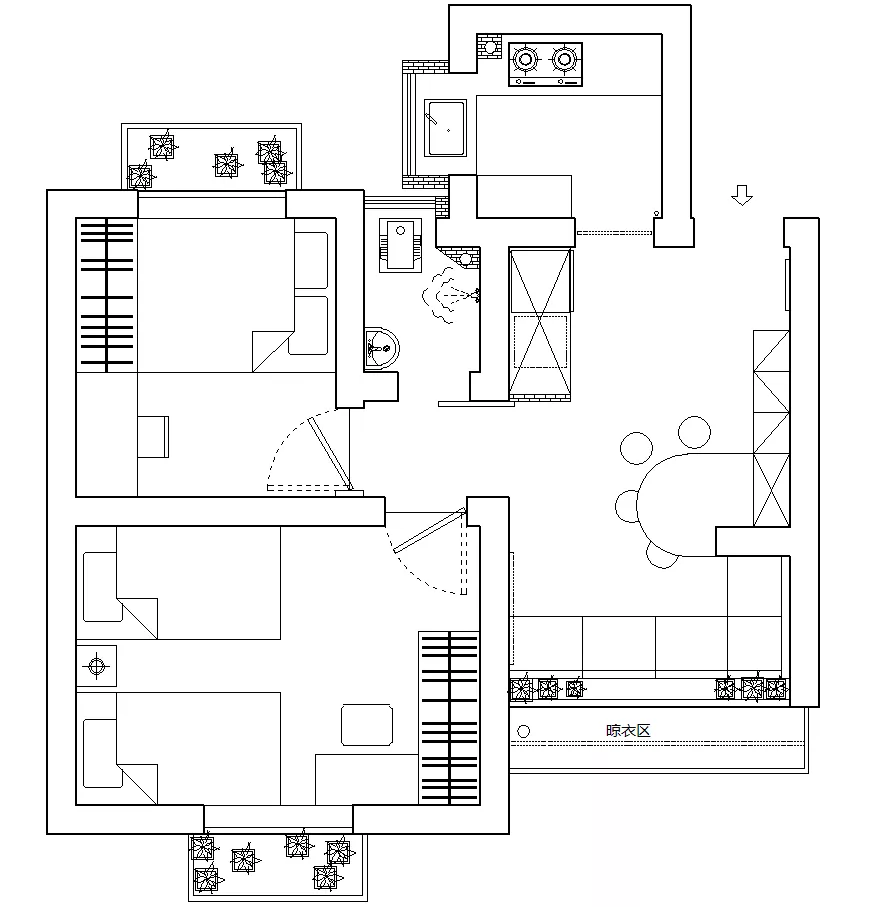 设计师|40㎡“老破小”逆袭，设计师只用了12万