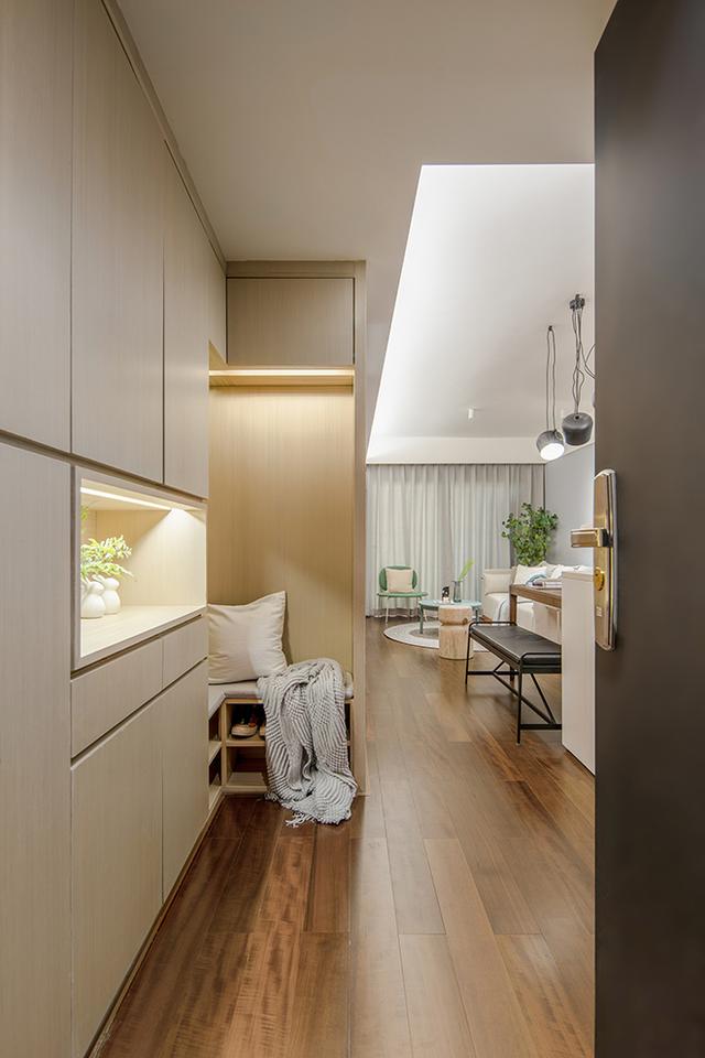 |邻居61㎡新家看上去像200㎡，原来是用了客厅一体化，后悔晚知道