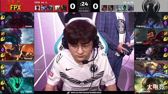 ##LOL-LPL：TheShy卡莉丝塔再现窒息压制，iG让一追二终结FPX两连胜